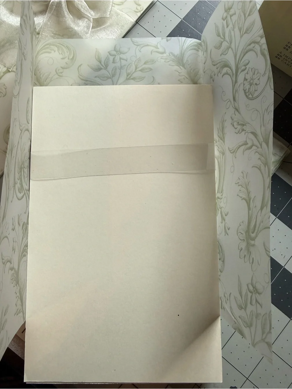 Soft Sage Floral Invitation Set of 25 Anna Griffin